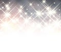 Winter starry christmas background. Royalty Free Stock Photo