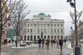 Winter Staszica Palace in Warsaw, Poland.