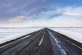 Winter storm coming in Iceland Royalty Free Stock Photo