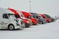 Winter storm forced closing of interstate 94 to all travel.