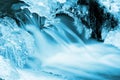 Winter Stream With Ice