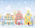 Winter street Royalty Free Stock Photo