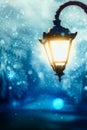 Winter Street Lamp