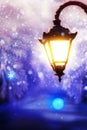 Winter Street Lamp