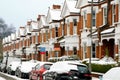 Winter Street in London. Royalty Free Stock Photo