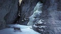 Winter in Sucha Bela gorge , Slovensky raj National park , Slovakia Royalty Free Stock Photo