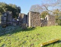 The remains of the 13th century All Saints Old Church, Annesley Royalty Free Stock Photo