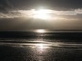 Winter Sun Over Estuary Mudflats
