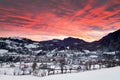 Winter sunrise Royalty Free Stock Photo