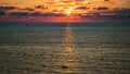 Winter Sunset on Apollonia beach