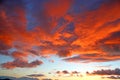 Winter Sunset Clouds in North Devon