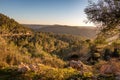 Winter sunset in Israel Royalty Free Stock Photo