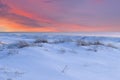 Winter Sunset Saugatuck Dunes Lake Michigan Royalty Free Stock Photo