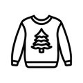 winter sweater icon