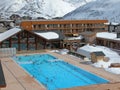 Winter swimming pool