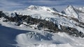 Winter in the Swiss Alps,