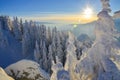 Winter tale on mountain Royalty Free Stock Photo