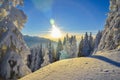 Winter tale on mountain Royalty Free Stock Photo