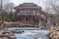 Winter in Temple of Meng Jiangnu, China