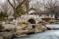 Winter in Temple of Meng Jiangnu, China