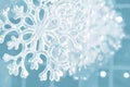 Winter texture with snowflake