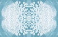 Winter texture with snowflake