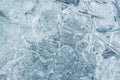 Winter textured background of melting ice block Royalty Free Stock Photo