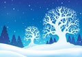 Winter theme background 9 Royalty Free Stock Photo