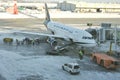 Winter time at the airport , Bucharest