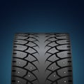 Winter tire background