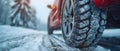 Concept Winter Driving Tips, Tire Maintenance, Snow and Ice Safety Winter Tire Expertise in Action