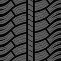 Winter tire seamless pattern