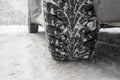 Winter tire Royalty Free Stock Photo