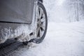 Winter tire Royalty Free Stock Photo