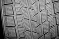 Winter tire tread pattern for snow and ice Royalty Free Stock Photo