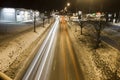 Winter traffic in VÃÂ¤rnamo