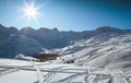 Winter travel in Alps