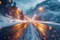 Winter travel tales Adventurous souls sharing stories from frosty road trips