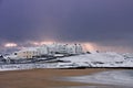 Winter at Trearddur Bay Royalty Free Stock Photo