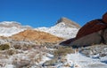 Winter at Turtle Head Peak in Red Rock Canyon, Nevada Royalty Free Stock Photo