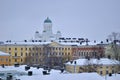 Winter twilight in Helsinki