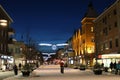 Winter twilight over Storgatan in LuleÃÂ¥