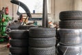 Winter tyres are ready Royalty Free Stock Photo