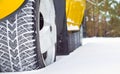 Winter tyres Royalty Free Stock Photo