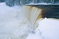 Winter Upper Tahquamenon Falls Royalty Free Stock Photo