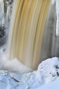 Winter, Upper Tahquamenon Falls Royalty Free Stock Photo