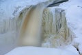 Winter, Upper Tahquamenon Falls Royalty Free Stock Photo