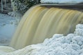 Winter Upper Tahquamenon Falls Royalty Free Stock Photo