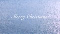 Winter vector background with words Merry Christmas. Winter frosty backing for branding, calendar, card, banner, cover Royalty Free Stock Photo