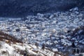 Winter view of Brasov medieval city